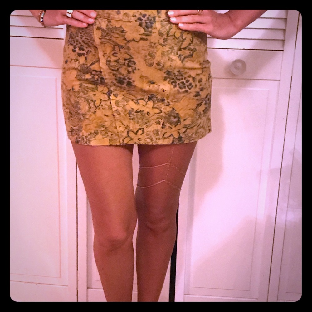 Express Suede Mini Skirt